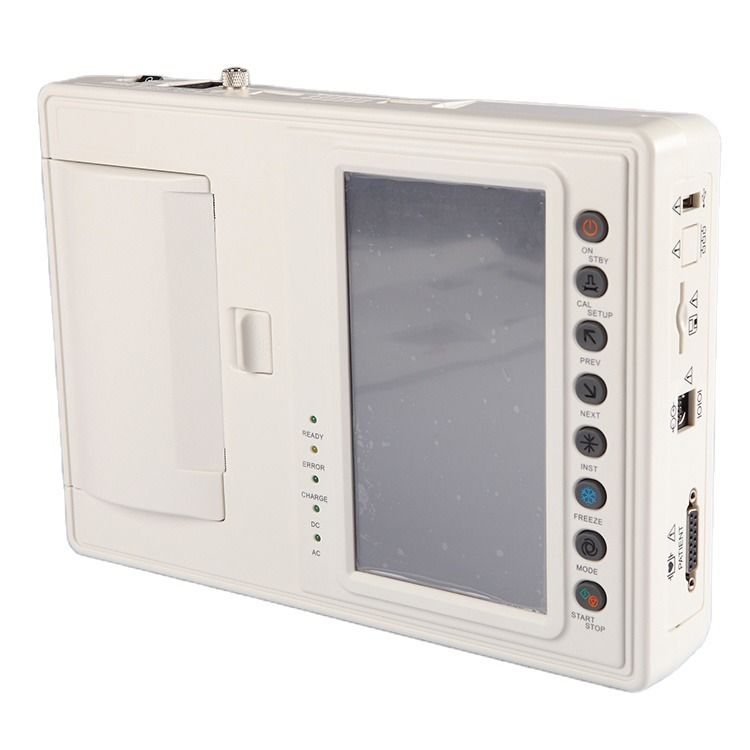 ポータブル金属ECGマシン 12チャンネル心電図 CE ECGマシン 病院医療用 CE ISO ECGマシン