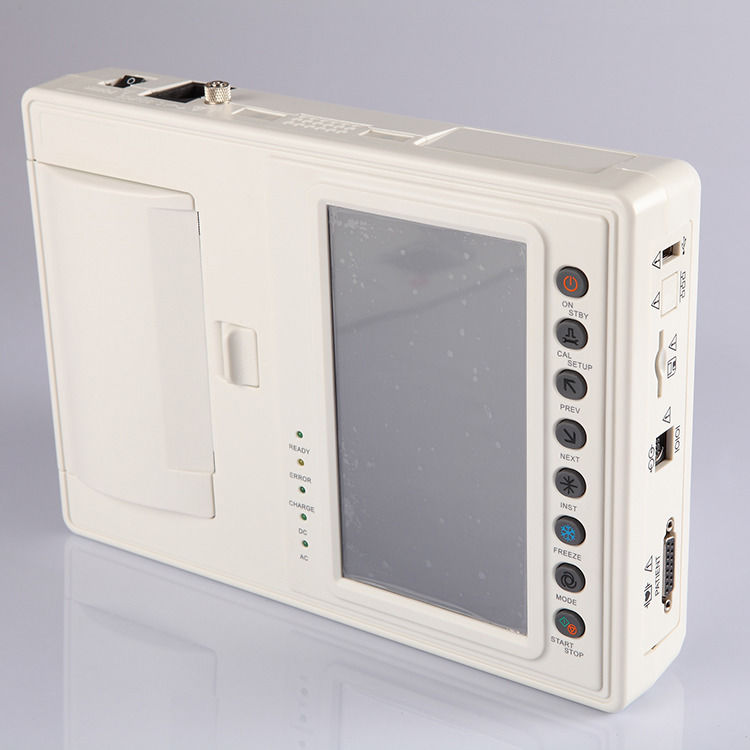 ポータブル金属ECGマシン 12チャンネル心電図 CE ECGマシン 病院医療用 CE ISO ECGマシン