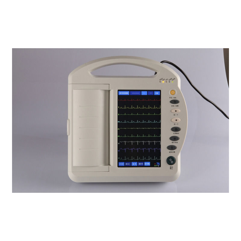 持ち運び可能な金属ECGマシン 12 鉛電動心臓グラフECGマシン 分析器メーカーとECGマシン