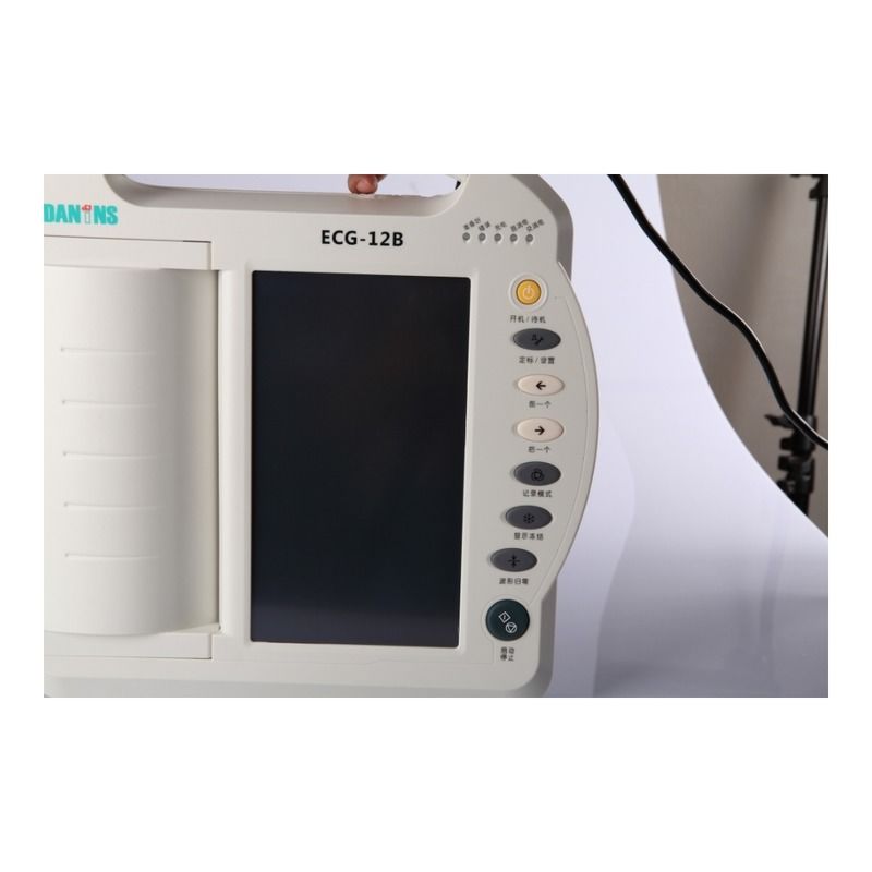 持ち運び可能な金属ECGマシン 12 鉛電動心臓グラフECGマシン 分析器メーカーとECGマシン