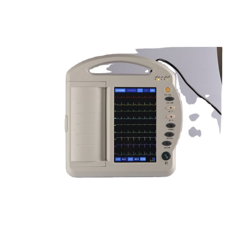携帯メタルECGマシン 電動心電図ECGマシン 12チャネルデジタルECGマシン 12リードECG