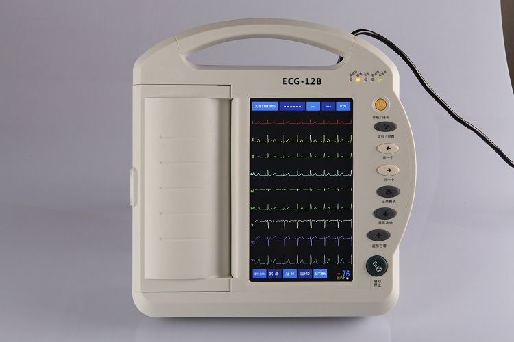 人間用心電図検査機 心臓検査 循環器科 12チャンネル心電図検査機 EKG 心電図検査装置 ECG