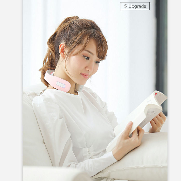 理学療法ポータブルインテリジェント赤外線スマート音声マッサージャーネックネックマッサージャー