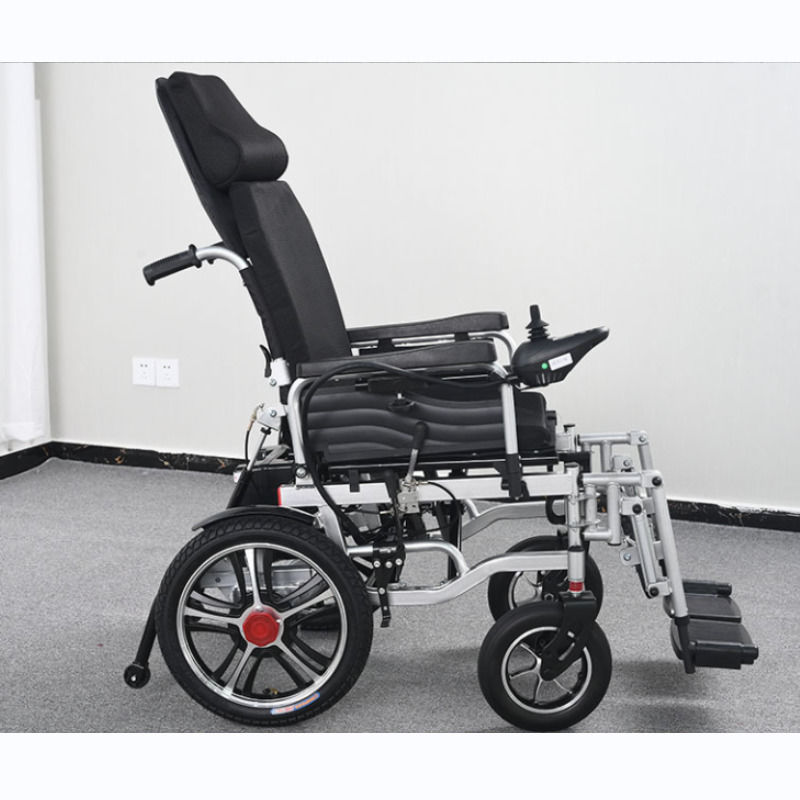 最高品質 140kg 電動車椅子 新しい高出力電動車椅子 折りたたみ式アルミニウム軽量車椅子