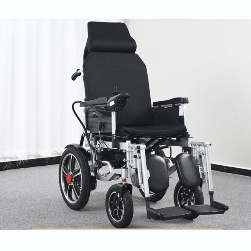 最高品質 140kg 電動車椅子 新しい高出力電動車椅子 折りたたみ式アルミニウム軽量車椅子